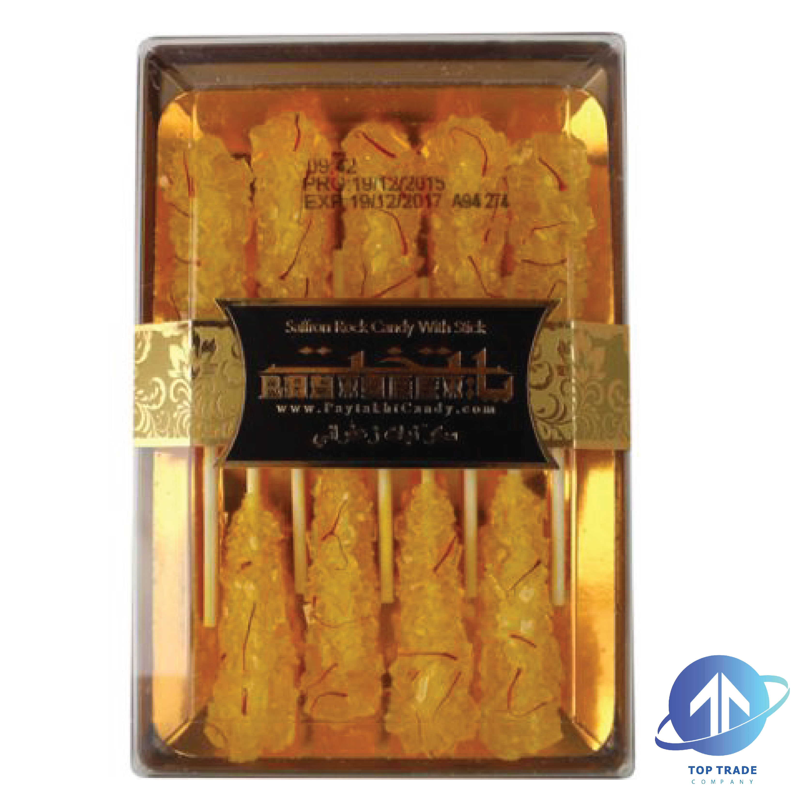 Paytakht Yellow sugar candy with safron 200gr